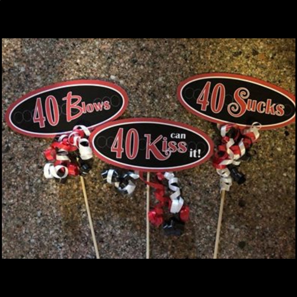 βοΈ2/$12, 3/$15βοΈ 40th birthday decorations